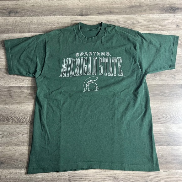 Source Unknown Other - VTG Michigan State Spartans T Shirt Fits Large MSU 1990s Sparty Single Stitch‎